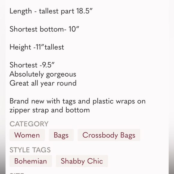 💼 NEW Celine Dion Piacevole Collection Crossbody bag - Picture 13 of 13